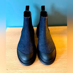 WANT Les Essentiels Wellington Denim Chelsea Boot US9/EU42 NWOT Never Worn